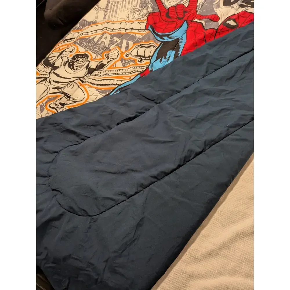 Marvel Amazing Spider-Man Twin Comforter Blanket 60x84 Vintage Comic Book Style